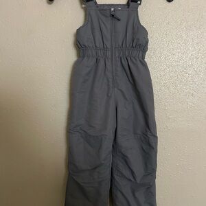 Falls Creek Gray Overalls with Elastic Waist